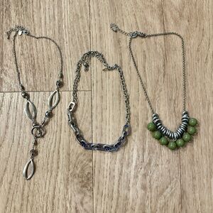 Set of 3 Lia Sophia necklaces